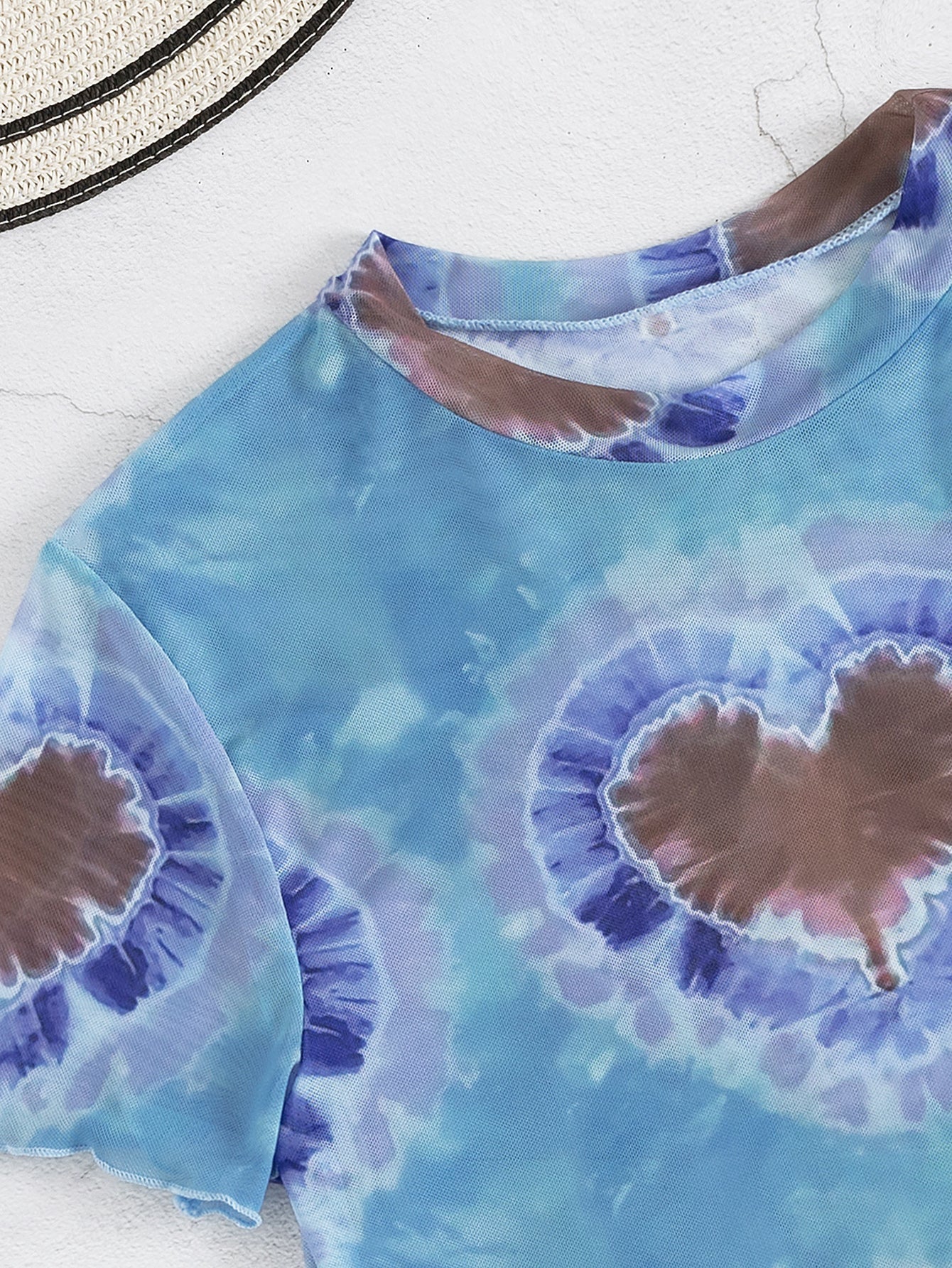 Bikini Three Piece Short Sleeve Sun Protective Blouse Bikini Swimsuit Split Swimsuit Bella Mia